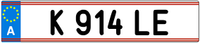 Truck License Plate